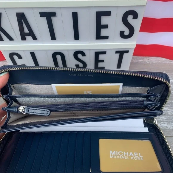 NWOT OMBRE MICHAEL KORS FULL ZIP WALLET HTF - Picture 8 of 12